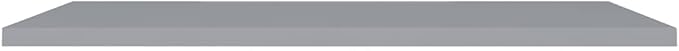 Floating Wall Shelves 2 Pack Gray 47.2x9.3x1.5 Inch MDF Modern Invisible Mount Display Rack for Living Room Bedroom Home Decor Books Collectibles
