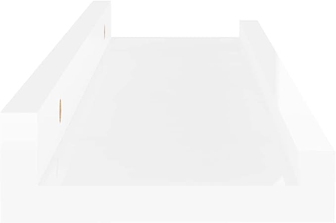 Wall Shelves 4 pcs High Gloss White 15.7x3.5x1.2 Inch MDF Floating Shelves for Living Room Bedroom Bathroom Storage Display Organizer Modern Decor
