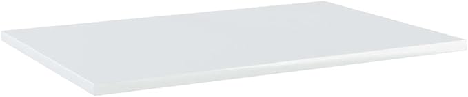 High Gloss White Engineered Wood Wall Mounted Shelf Set of 8, Modern Storage Solution for Living Room and Kitchen, Minimalist Design for Books and Decor, Easy Installation,