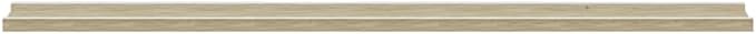 Wall Shelf Set of 4, 45.3 Inch Floating Shelves for Living Room and Bedroom, Modern Display Ledge for Books, Decor, and Photos, White and Sonoma Oak MDF