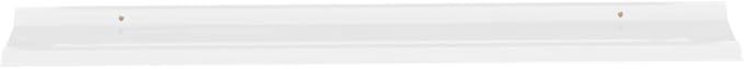 Wall Shelves 4 pcs High Gloss White 45.3x3.5x1.2 Inches Floating Shelves for Living Room Bedroom Bathroom Storage Display Organizer Modern Decor