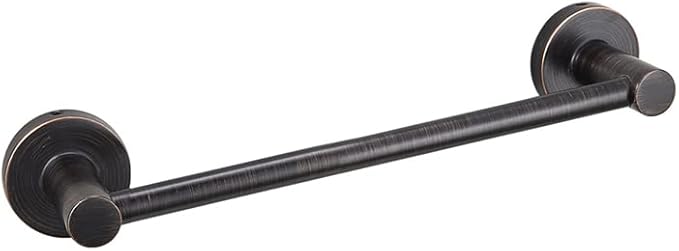 JiePai Bath Towel Bar Oil Rubbed Bronze, 11.8 Inch Stainless Steel Towel Rack Bathroom Towel Holder Wall Mount Kitchen Dish Cloth Hanger (Oil Rubbed Bronze, 11.8 Inch)