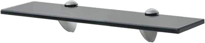 Floating Shelf,Bathroom Shelves,Decor Shelf,Display Shelf,Cloud Shelf,Square Wall Shelf,Easy to Assemble,for Bathroom, Living Room, Bedroom, Kitchen,Glass 15.7"x3.9" 0.3"