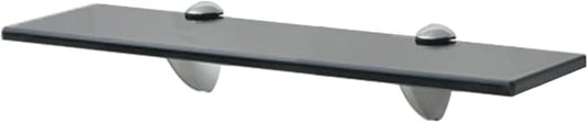 Floating Shelf,Bathroom Shelves,Decor Shelf,Display Shelf,Cloud Shelf,Square Wall Shelf,Easy to Assemble,for Bathroom, Living Room, Bedroom, Kitchen,Glass 15.7"x3.9" 0.3"