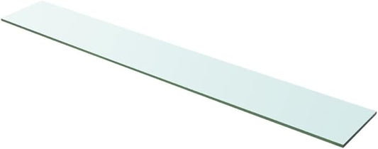 Shelf Panel Glass,Bathroom Shelves,Decor Shelf,Display Shelf,Cloud Shelf,Shelves for Bedroom,Square Wall Shelf,for Bathroom, Living Room, Bedroom, Kitchen, Clear 39.4"x5.9"