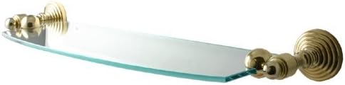 Allied Brass WP-33/24-ABZ Waverly Place 24 Inch Glass Shelf, Antique Bronze