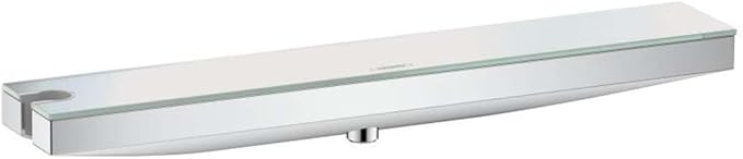 hansgrohe 26843000 Rainfinity Wall Outlet Porter 500 with Shower Holder and Shower Shelf L, Chrome