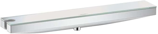 hansgrohe 26843000 Rainfinity Wall Outlet Porter 500 with Shower Holder and Shower Shelf L, Chrome