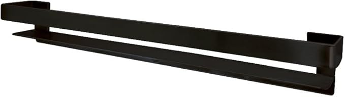 Transolid JGBS30-MB Jocelyn 30-in Grab Bar Shelf, Matte Black