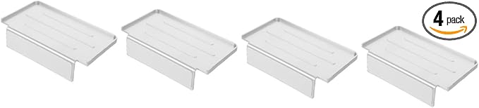 4pcs Bathroom Wall-Mounted Phone Holder No Drilling Required Space-Saving Storage Rack for Toiletries and Essentials Versatile Corner Shelf for Easy Organization