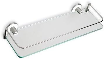 StilHaus 819-36-637509839444 Medea Collection Bathroom Shelf, Brushed Nickel