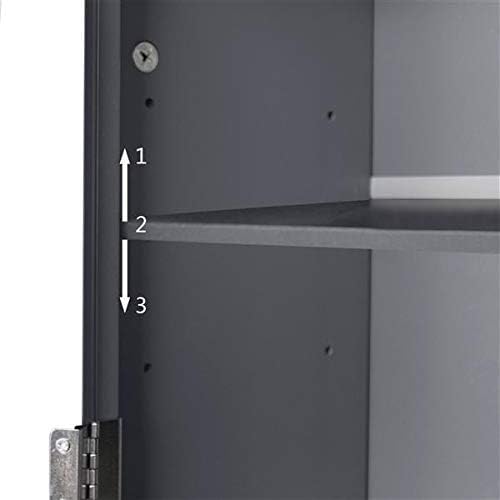 59 x 24 x 63CM Tier Shelf Bathroom Shelves Toilet Shelves Bathroom Racks Wood Shelves Wooden Shelves Standing Brown