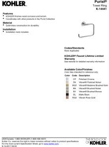 Purist Towel Ring