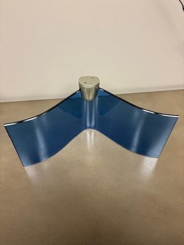 LTL Home Products Wallscapes Heron Glass Shelf Kit, Blue (Blue)