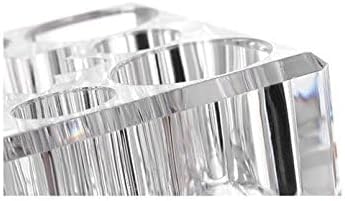 Kamay's Acrylic Transparent Square 9-holes Lipstick Nail Polish Eyebrow Brush Display Rack (SF-1031)
