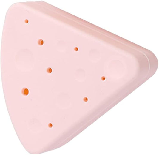 DOITOOL Triangular Makeup Sponge Holder Compact Cosmetic Sponge Storage Box for Quick Drying Easy Carrying Powder Puff Organizer