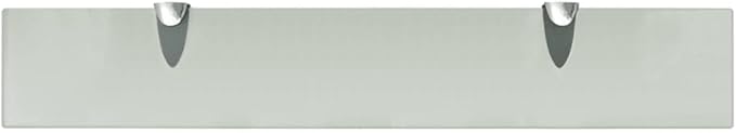 Floating Shelf Tempered Frosted Glass for Living Room, Bedroom, Bathroom 23.6"x3.9" Glass Thickness: 0.3"
