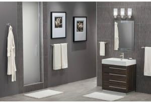 Moen YB0486BN Align 9-Inch Modern Hand -Towel Bar, Brushed Nickel