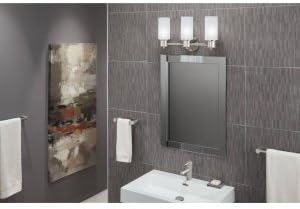 Moen YB0486BN Align 9-Inch Modern Hand -Towel Bar, Brushed Nickel