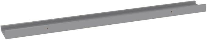 Wall Shelves 4 pcs Gray 31.5x3.5x1.2 Inches MDF Floating for Living Room Bedroom Storage, Decorative Display Shelves for Plants Books Decor