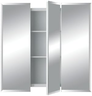 Jensen 255030 Horizon Frameless Medicine Oversize Cabinet, 27-3/4-Inch by 24-3/4-Inch by 3-1/2-Inch