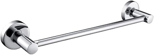 JiePai Bath Towel Bar Chrome, 11.8 Inch Stainless Steel Towel Rack Bathroom Towel Holder Wall Mount Kitchen Dish Cloth Hanger (Chrome, 11.8 Inch)