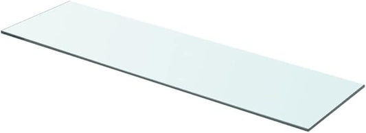 Shelf Panel Glass,Bathroom Shelves,Decor Shelf,Display Shelf,Cloud Shelf,Shelves for Bedroom,Square Wall Shelf,for Bathroom, Living Room, Bedroom, Kitchen, Clear 27.6"x7.9"