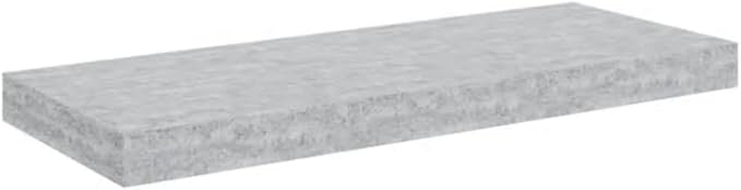 Floating Wall Shelf, Modern Honeycomb Geometric Display Shelf, Concrete Grey MDF Decorative Wall Mounted Storage Organizer for Living Room and Office, 23.6 x 23.6 Inches