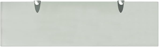 vidaXL Floating Shelf Frosted Tempered Glass Wall mounting