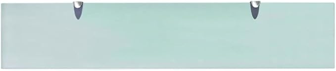Floating Shelf,Bathroom Shelves,Decor Shelf,Display Shelf,Cloud Shelf,Square Wall Shelf,Easy to Assemble,for Bathroom, Living Room, Bedroom, Kitchen, Glass 39.4"x7.9" 0.3"