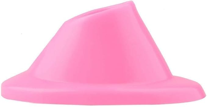 2Pcs Pink Premium Soft Rubber Nail Polish Bottle Holder Display Nail Art Varnish Polish Seat Tool Anti-spill Bottle Stand for Nail Organizer Display for Wife Girlfriend Nail Care Manicure Tools