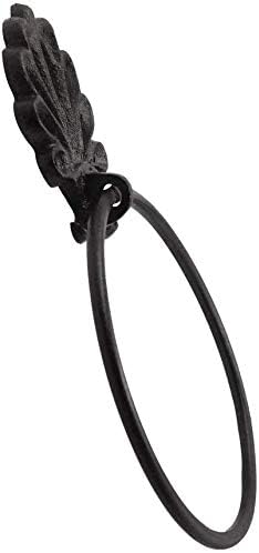 Antique Cast Iron Towel Ring Rustic Towel Holder for Bathroom Accessories Wall Mounted