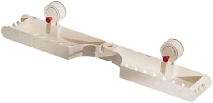 Compact Suction Cup Bathroom Shelf with Drainage Design for Neat and Dry Storage of Essentials (Pink)