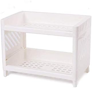 Adjustable 2-Tier Bathroom Shelf - Multi-Functional Storage Rack for Kitchen, Living Room & Bathroom - Stylish Pink nizer for Space-Saving Solutions