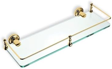 StilHaus 766-16-637509846565 Smart Collection Bathroom Shelf, Gold