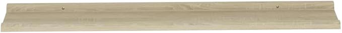 Wall Shelf Set of 4, 39.4 Inch Floating Shelves for Wall Decor, Sonoma Oak Wood Storage Ledge for Books, Photos, and Collectibles, Modern Display Shelves for Living Room, Bedroom