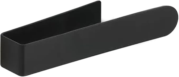 Hand Towel Holder, Self Adhesive Hand Towel Bar，Stainless Steel Bathroom Towel Racks Stick on Wall, Black