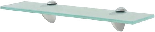 Floating Shelf,Bathroom Shelves,Decor Shelf,Display Shelf,Cloud Shelf,Square Wall Shelf,Easy to Assemble,for Bathroom, Living Room, Bedroom, Kitchen, Glass 15.7"x3.9" 0.3"