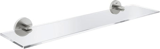 GROHE 41202DC0 Start Accessories Glass Shelf, Steel