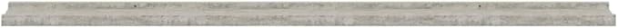 Concrete Gray Wall Shelves Set of 4, 45.3 Inch Long Floating for Living Room and Bedroom, Modern MDF Storage Shelves for Books, Plants, Decor, Easy Mount and Clean