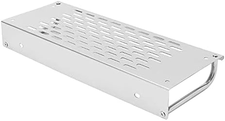 ZTBH Bathroom Divider Stainless Steel Kitchen Bathroom Shelf, 20-60cm Wall-Mounted Storage Rack, Single Layer Storage Shelf Bathroom Hardware Sets (Color : 50cm)