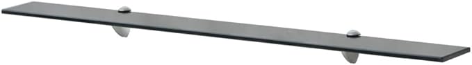Floating Shelf,Bathroom Shelves,Decor Shelf,Display Shelf,Cloud Shelf,Square Wall Shelf,Easy to Assemble,for Bathroom, Living Room, Bedroom, Kitchen, Glass 39.4"x7.9" 0.3"