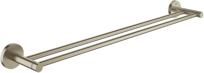 GROHE 40802EN1 Essentials Double Towel Bar, 24-Inch, Brushed Nickel