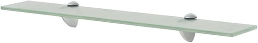 Floating Shelf,Bathroom Shelves,Decor Shelf,Display Shelf,Cloud Shelf,Square Wall Shelf,Easy to Assemble,for Bathroom, Living Room, Bedroom, Kitchen,Glass 23.6"x3.9" 0.3"