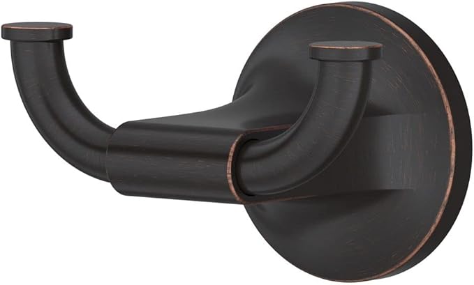 Pfister Pfirst Modern Towel Hook, Bathroom Towel Hook, Wall-Mounted, Screw-In, Tuscan Bronze Finish, BRHPFM0Y