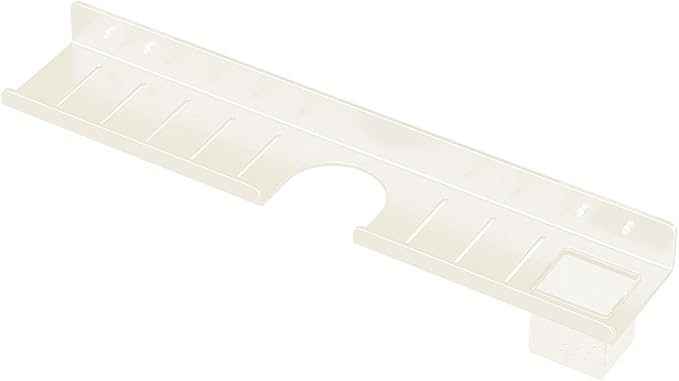 Over Sink Shelf Bathroom Rack Shampoo Holder Wall Mounted Sturdy Wall Organizer Bathroom Shelf for Hotel Farmhouse Washroom, Creamy White