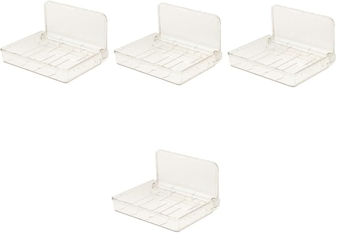 PRETYZOOM 4pcs Wall Mount Organizer Cosmetic Storage Shelf for Bathroom and Kitchen Easy Installation Floating Shelf for Wall for Organizing Sundries