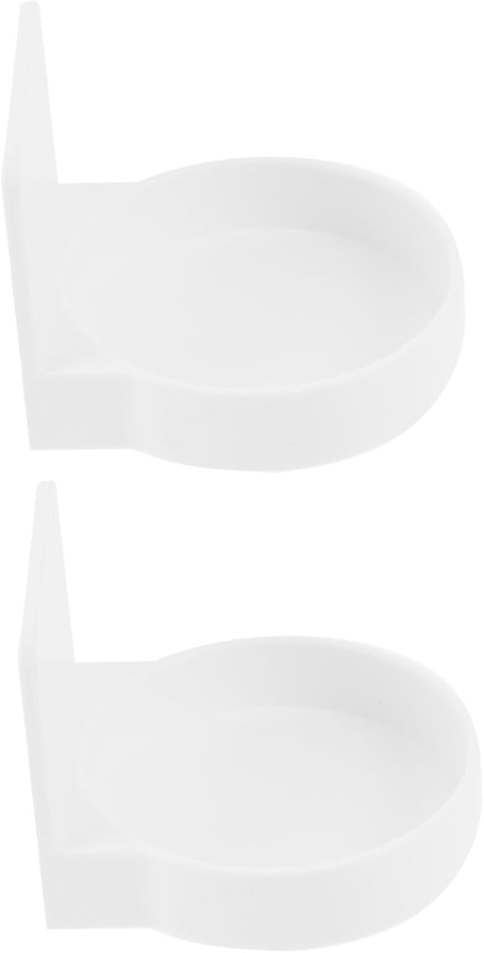 ABOOFAN 1set Wall Storage Holder for Bathroom Nail Jewelry Storage Rack Design for Home Hotel Use Sleek Finish 2pcs