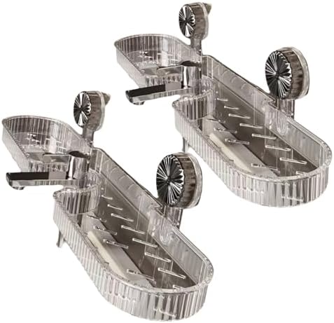 No Drill Suction Rack for Bathroom Sink - Wall-Mounted Storage Shelf with Drainage for Shampoo & Towels - Space-Saving Organizer (1 Piece)