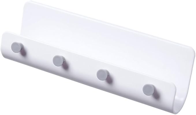 Glass Shelf for Bathroom ，Glass Aluminum，2pcs Wall Rack Storage Over Door Hanger Hook for Home